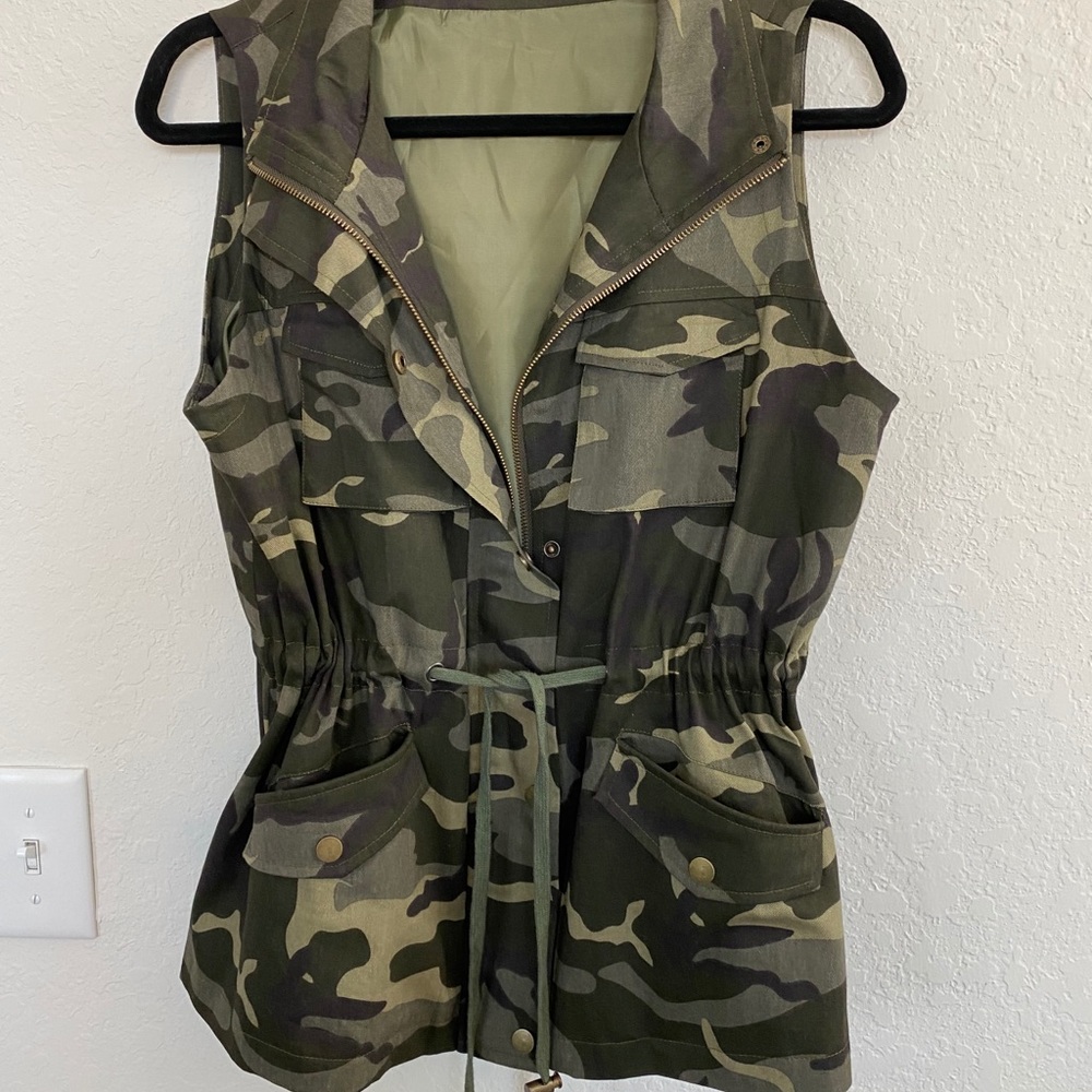 Green Camo Vest